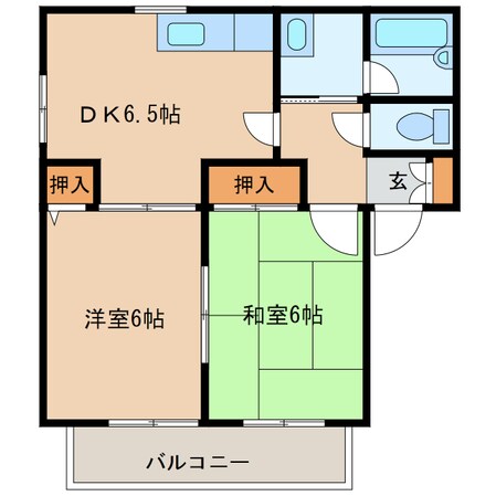 セセラＡ棟の物件間取画像